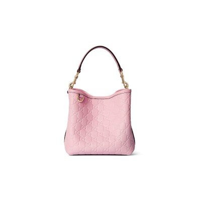 GUCCI GG EMBLEM SMALL BUCKET BAG 815118 (19*18*11cm)